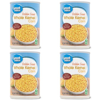  그레이트밸류 홀 커넬 옥수수 Whole Kernel Corn 425g 4개