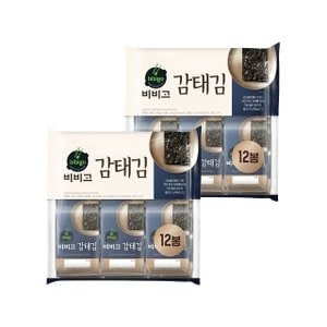 CJ제일제당 비비고 감태김 4g 12개입 x2개(총 24개)