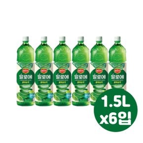 델몬트 알로에 음료수 1.5L x6개 과즙주스 유치원 어린이집