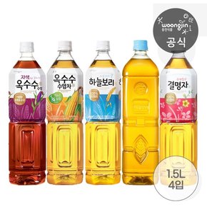 차음료 1.5L 4펫 하늘보리/헛개/누룽지/자색옥수수/결명자/옥수수수염차