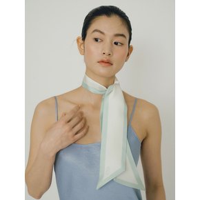 Long Twilly Silk Scarf - PaleMint