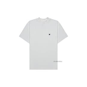 SS25 남성 막넥 폴리 티셔츠 QV353A WHITE