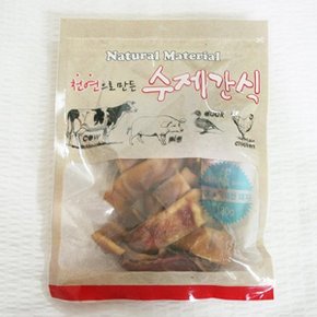 치석제거 국내산 수제간식 돼지귀껌 슬라이스 130g (WE337FD)