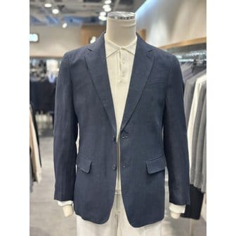 레노마 [파주점] 남성  25 S/S  다크 네이비 린넨 심플 자켓 RRBMBJ56A