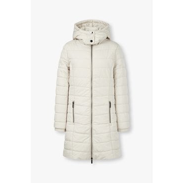 ARMANI EXCHANGE AX 여성 디태처블 후드 슬림 패딩 코트- 라이트베이지(A424310521)