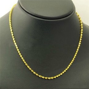 18k Gold-filled 24 inch 목걸이 체인 정품 도금 선물 골드 금체인 체인줄 체인목걸이 공용 패션 악세사리 쥬얼리 고급 장식 팬던트 트랜드 인기 기념 소장