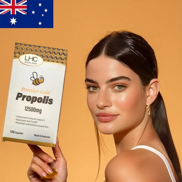 호주 프로폴리스 12500mg 프리미어골드 120캡슐x2통