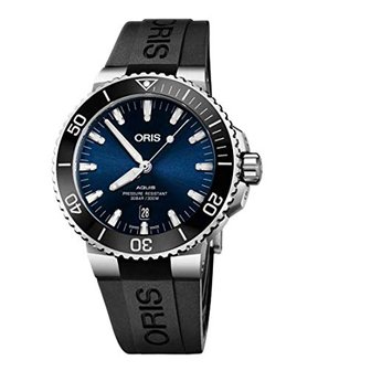  733 7730 4135-07 4 24 64EB [오리스]ORIS AQUIS(아퀴스) 데이트 자동 감기 손목시계 [정규