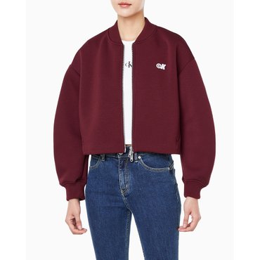 Calvin Klein Jeans 여성 오버핏 스쿠바 지퍼 봄버 자켓(47C524G)