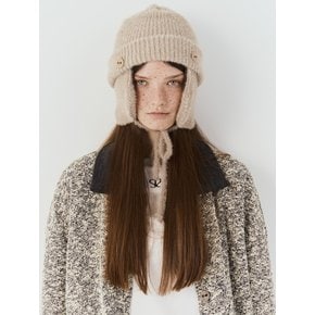 2-WAY EARFLAP BEANIE (BEIGE)