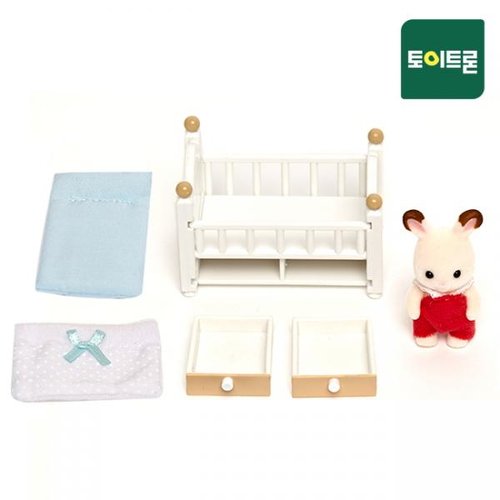 5017-초콜릿토끼 아기와 침대(2205) 상품이미지 2