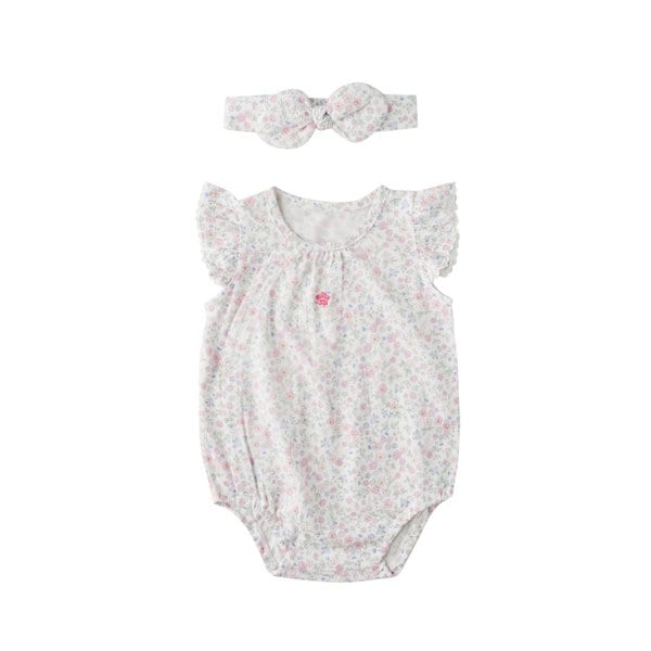 [여주점] [오프라벨 여주점] 밍크뮤 (WH) 버드플라워SET바디슈트 (35370-040-05)