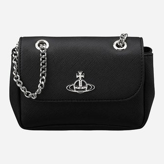 비비안웨스트우드 [시흥점] [비비안 웨스트우드]5F 5C01000CW S0021 N401 사피아노 스몰 체인 크로스백 블랙