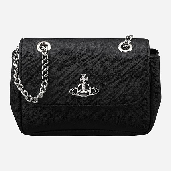 [시흥점] [비비안 웨스트우드]5F 5C01000CW S0021 N401 사피아노 스몰 체인 크로스백 블랙