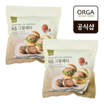 올가홀푸드 [올가] 한우와 국산 돼지고기로 만든 그릴패티 (400g X 2)