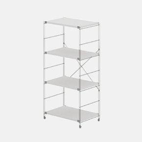 [무케] 레브릭스_쉬포니에 모듈 가구 1열 선반 유닛 옵션7 (가로 63.5cm x 높이 130cm) 4단선반