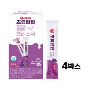 초유탄탄 류신 프로틴 젤리스틱 14p x4개