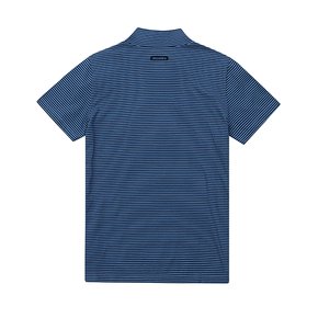 여성 스트라이프 원포인트 기본 반하이넥 티셔츠 9720LAUD_WHITE/NAVY