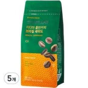 이디야 브라질 세하도 홀빈커피, 200g, 홀빈(분쇄안함), 5개 3개