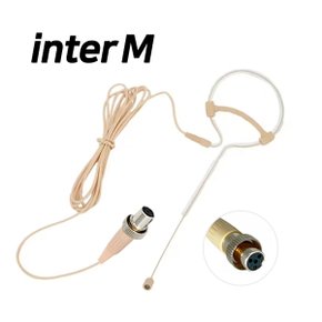 inter-M 인터엠 호환용 헤드마이크 4핀 한쪽 헤드셋 마이크 VTM-028