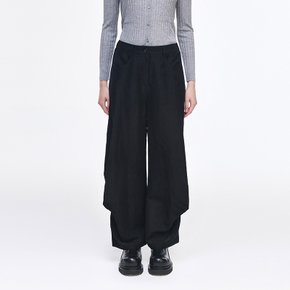 송지오 컬렉션 바이어스 드레이프 팬츠