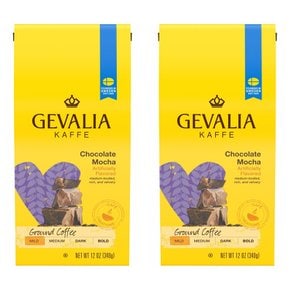 [해외직구]제발리아 초콜릿 모카 마일드 그라운드 커피 340g 2팩/ Gevalia Coffee Chocolate Mocha Mild Roast 12oz