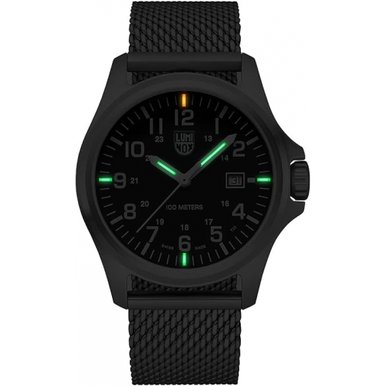 LUMINOX Patagonia Steel X2.2501.M 43mm [] 루미녹스 시계 스테인레스 스틸 메쉬 밴드 블랙