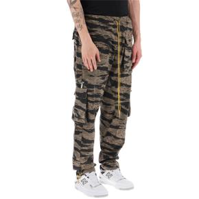 루드 Rhude cargo pants with tiger camo motif all-over Mens Pants RHSS23PA97012355 CAMO BRO