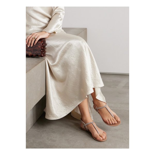 올모스트 배어 크리스털 장식 Pvc 샌들 베이비 핑크 1647597327806437