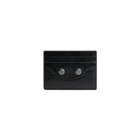 르 카골 멘 카드 홀더 블랙 Balenciaga Le Cagole Men Card Holder Black