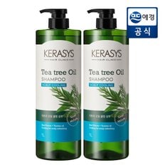 티트리 오일 두피쿨링 샴푸 1L x 2개