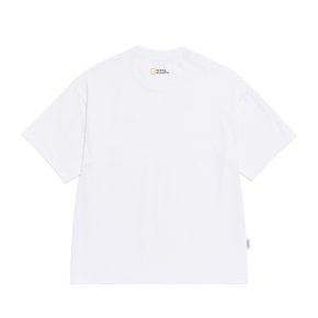N262UTS901 소로나 쿨 그리핀 세미오버핏 반팔 티셔츠 WHITE