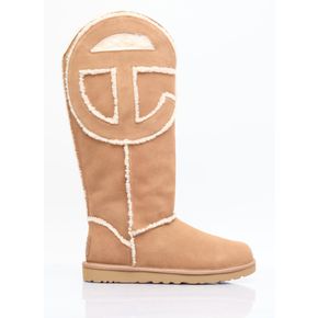 24 FW UGG x Telfar 남성 로고 톨 부츠 ugt0354023brn 73648362