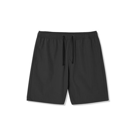 애드호크 남성 풀밴딩 우븐 카고 쇼츠 (BLACK) (HB4SP40)