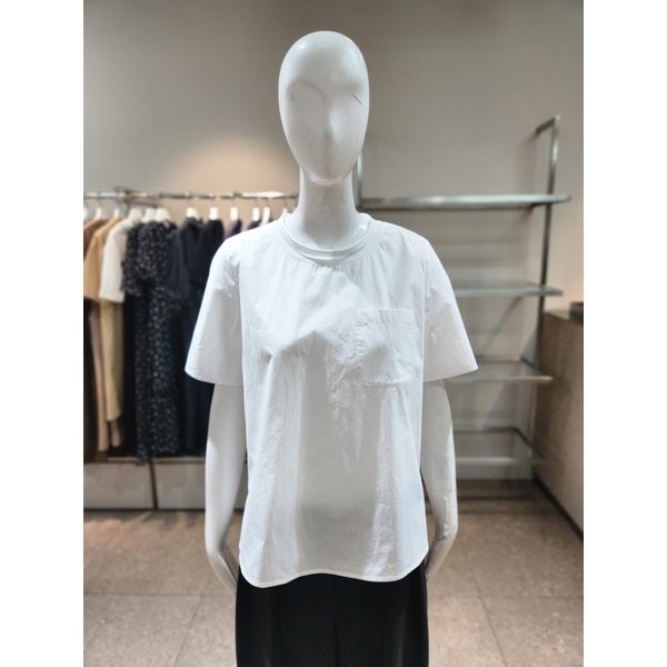 [여주점] [나이스클랍] 라운드 배색 블라우스 A262PWB515