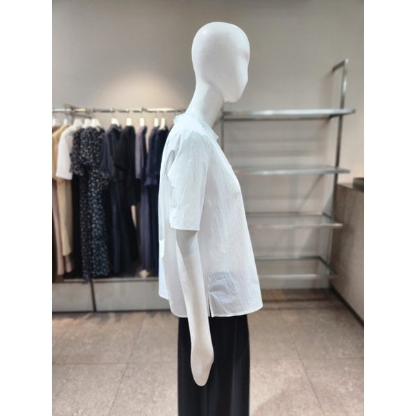 [여주점] [나이스클랍] 라운드 배색 블라우스 A262PWB515