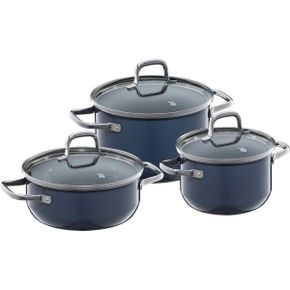 독일 WMF 가정용 주방 냄비 1806930 WMF Fusiontec Essential Induction 3-Piece Saucepan Set w