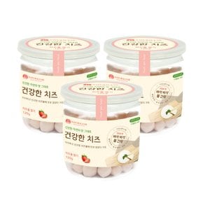 네츄럴랩 건강한치즈 딸기 볼 120g x 3개 애견간식