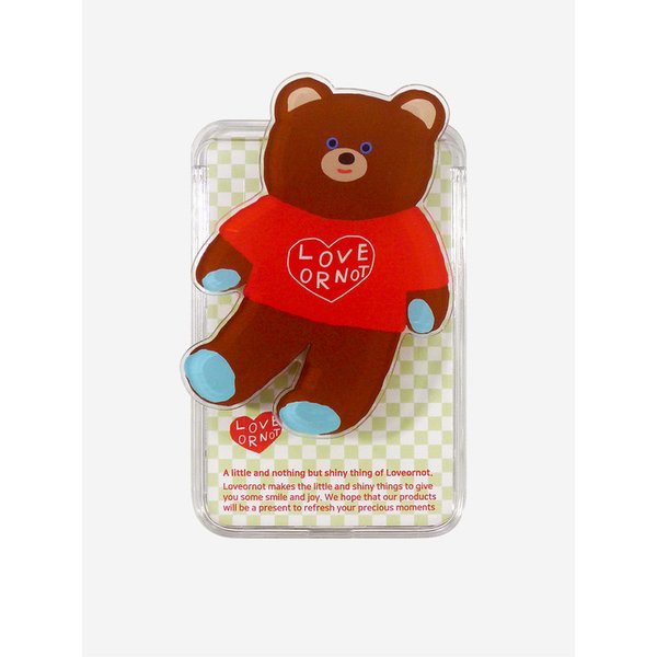 [맥세이프 카드톡]Love Shirts Bear Magsafe Card-Tok