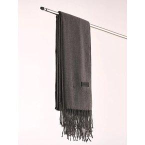 VIRGIN WOOL MUFFLER_GRAY