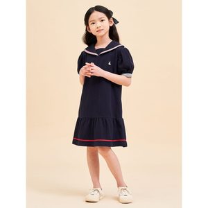 빈폴키즈 *시즌오프30%*[BEANPOLE KIDS] 스트라이프 포인트 세일러 피케 원피스  네이비 (BI4371G05R)