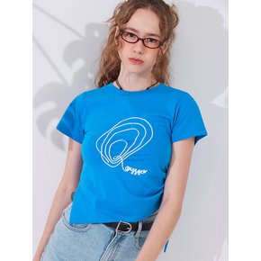 Oyster String T-Shirt_BLUE