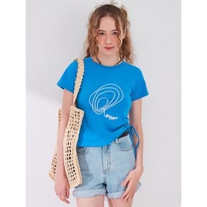 Oyster String T-Shirt_BLUE