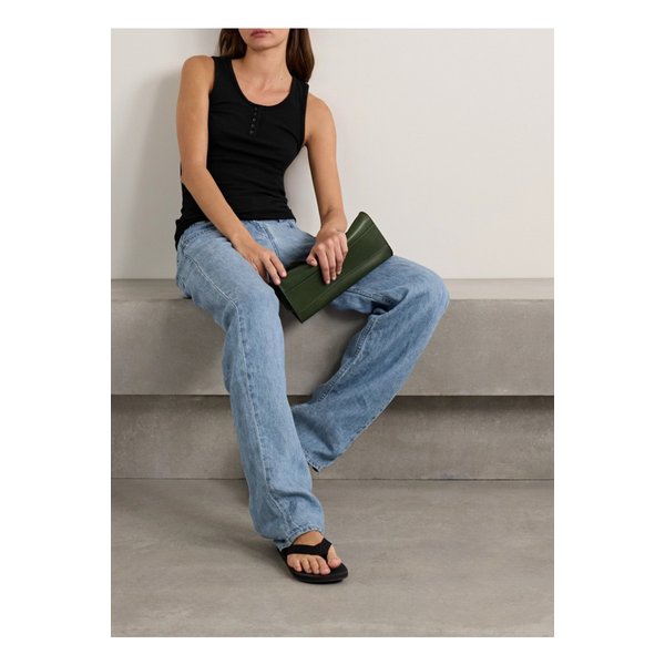 만셀 골지 코튼 혼방 탱크 블랙 1647597357670691