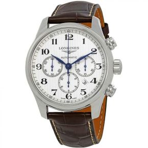 미국 론진 시계 Longines Master 크로노그래프 Automatic White Dial Mens 워치 L2.859.4.78.3 1