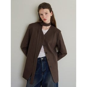 Mia No-Collar  Jacket