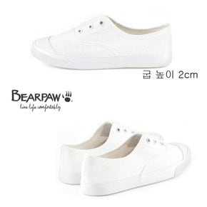 베어파우(BEARPAW) 여성 CHRIS WOMENS 가볍고 발편한 데일리 슬립온 화이트(K1897084)