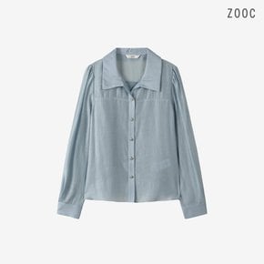 와이드카라 퍼프소매 포인트 블라우스 SB_V264MSC942