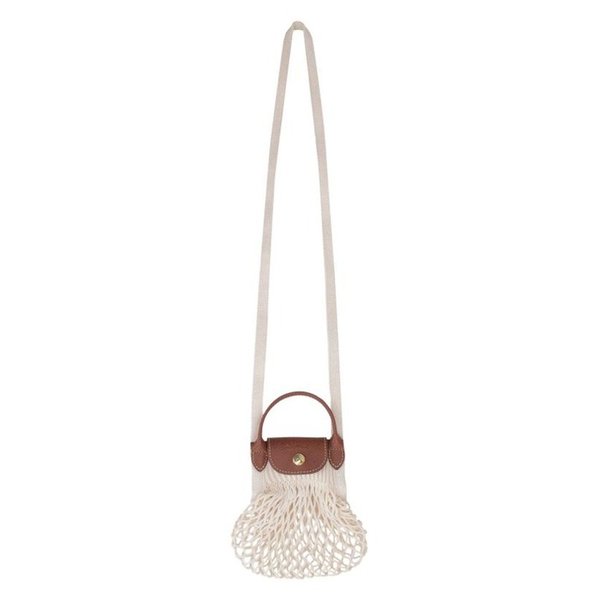 26SS 롱샴 르 플리아쥬 필레 XS 크로스백 10139HVH 037 ECRU DOM