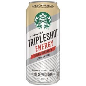 [해외직구] Starbucks 스타벅스 트리플샷 에너지 프렌치 바닐라 커피 443ml 4팩